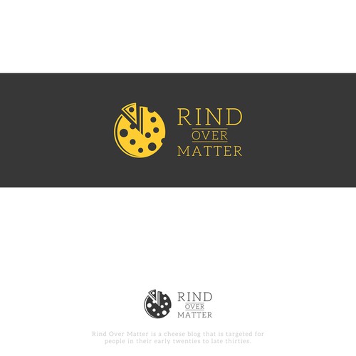 Cheese logo with the title 'Rind Over Matter'