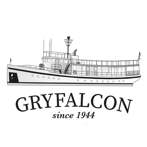 Boat artwork with the title 'vector illustration'