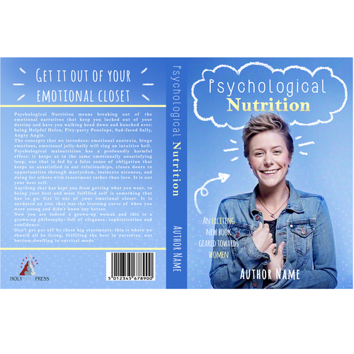 Bright book cover with the title 'Bright and Fun Book Cover'