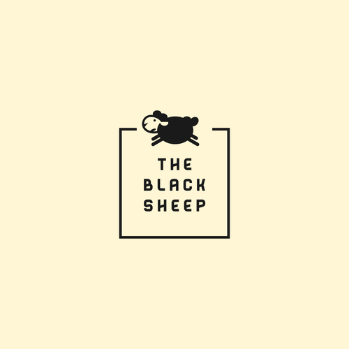 Sheep logo with the title 'The Black Sheep'