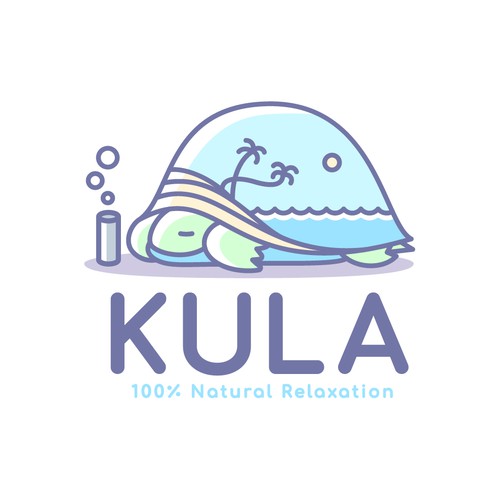 Sleep logo with the title 'Relaxed Turtle'