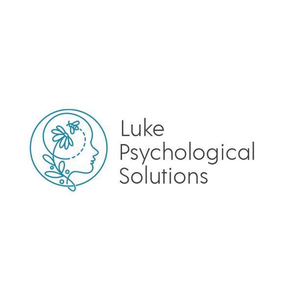 Human logo with the title 'Luke Psychological Solutions'