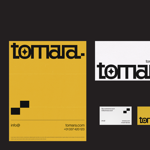 Agency brand with the title 'tomara'