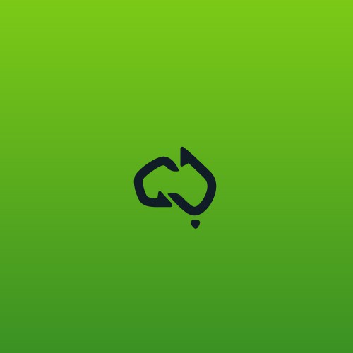 Plastic design with the title 'Logo for Australian Recycling & Manufacturing facility'