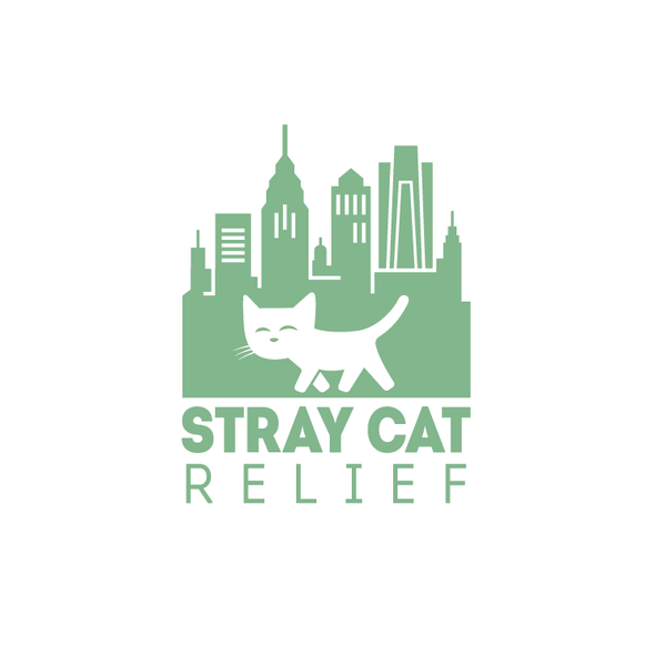 Philadelphia logo with the title 'Stray Cat Relief'