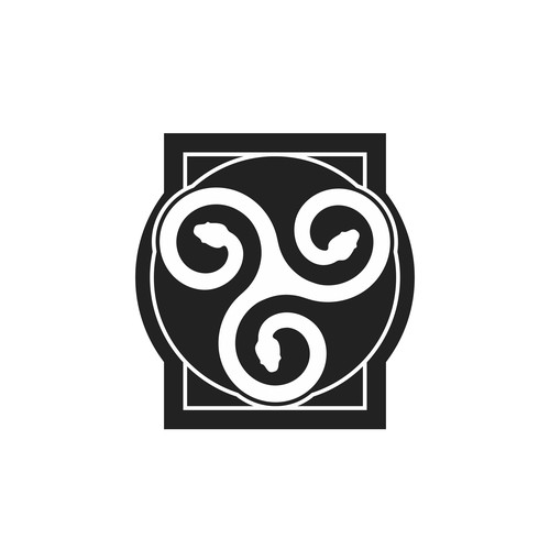 Symbol design with the title 'Zakon character icon'