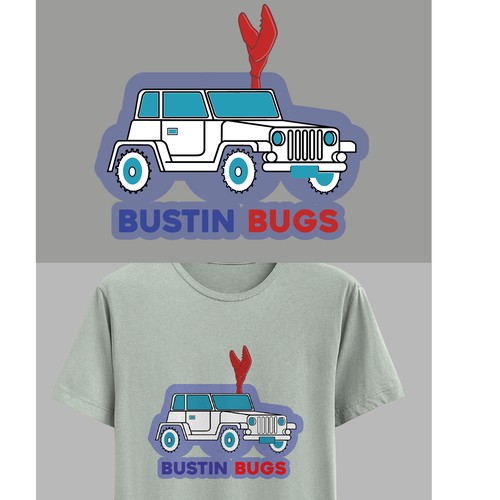 Lobster logo with the title 'logo contest entry design'