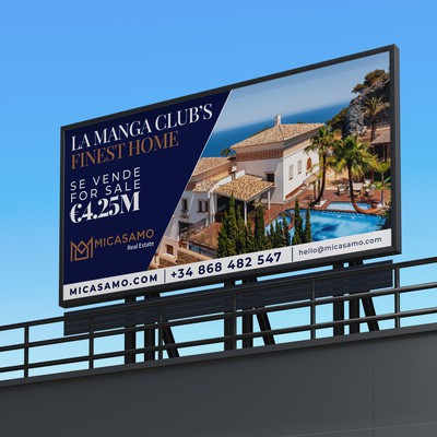 Luxury Billboard for Micasamo