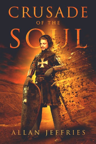 Knight design with the title 'Crusade of the soul'