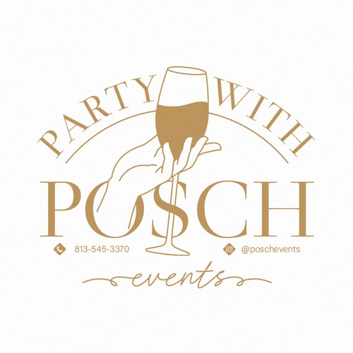 Gold t-shirt with the title 'Event shirt design'