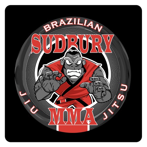 Ape logo with the title 'Sudbury MMA Brazilian Jiu Jitsu'