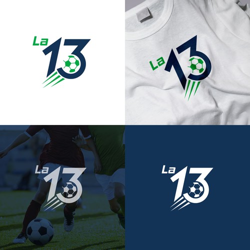 Indoor design with the title 'LA 13 Logo'