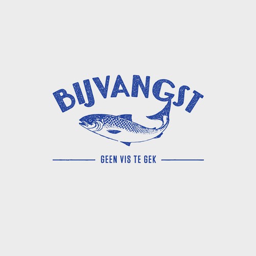 Dutch design with the title 'Logo for sustainable fish products.'
