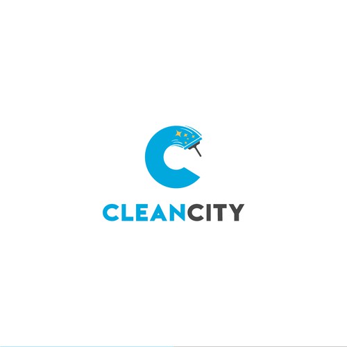 Maintenance logo with the title 'clean city'