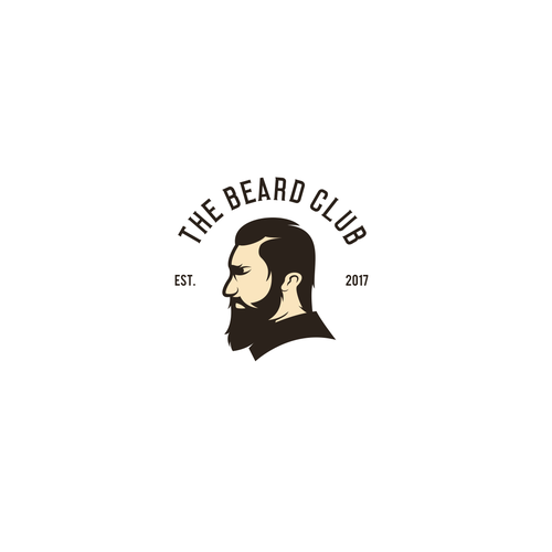 Barber brand with the title 'The Beard Club'