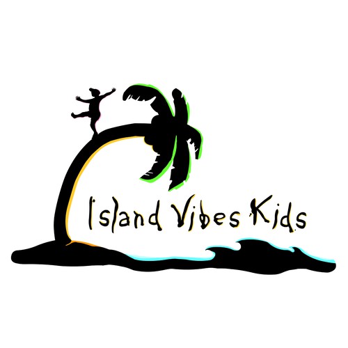 Flash logo with the title 'Island vibes'