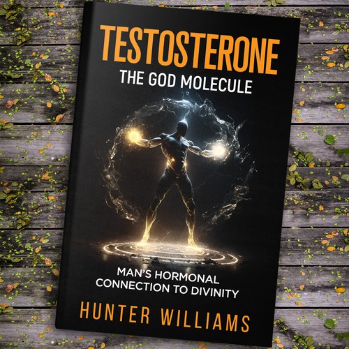 Men design with the title 'TESTOSTERONE'