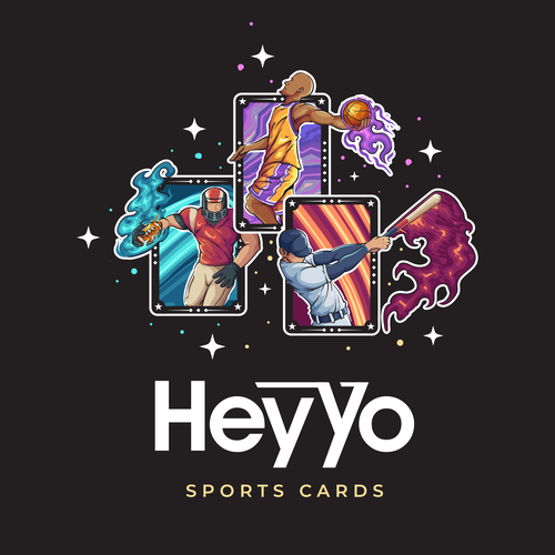 Card logo with the title 'heyyo sport cards'