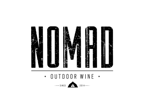 Outdoor logo with the title 'Nomad Wines Logo'