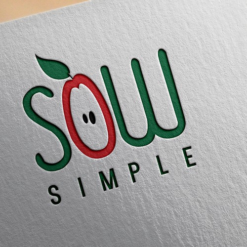 Simple font logo with the title ' logo for a gardening company'