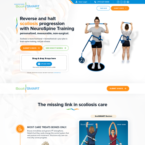 Pharmaceutical website with the title 'Medical Website'