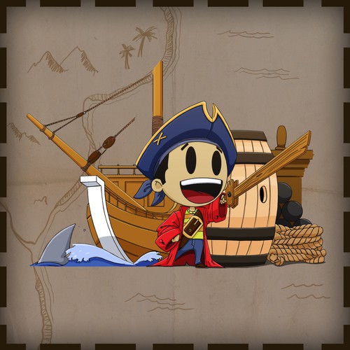 Paper artwork with the title 'character concept CD inlay'