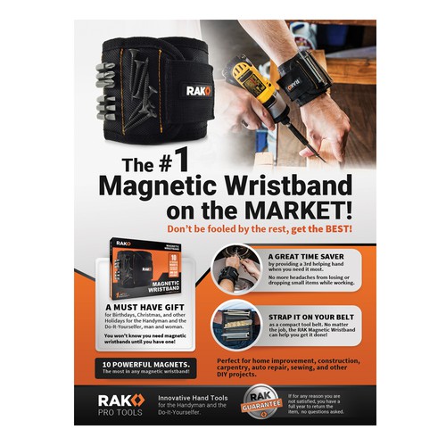 Tool design with the title 'Flyer for innovative tool product'