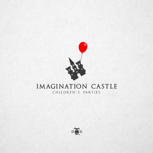 Balloon design with the title 'Imagination Castle'