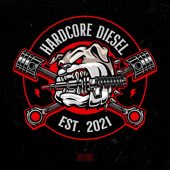 Diesel design with the title 'Hardcore Diesel'