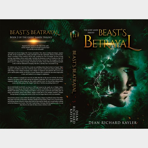 Fantasy design with the title 'Beast’s Betrayal'