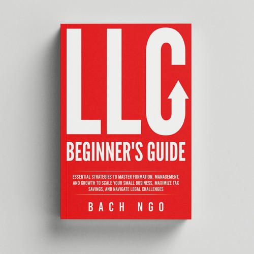 Typography book cover with the title 'LLC BEGINNER'S GUIDE'