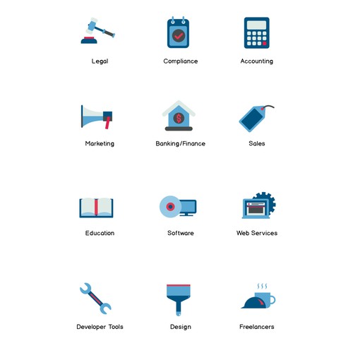 Sign illustration with the title '12 original icons for Wefunder!'
