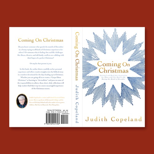 Christmas book cover with the title 'Coming On Christmas'