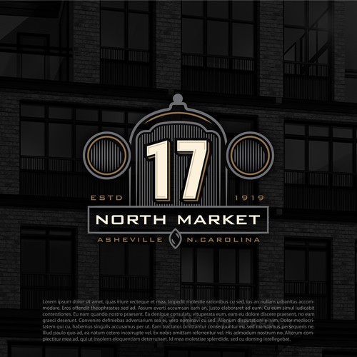 Number logo with the title 'North market'
