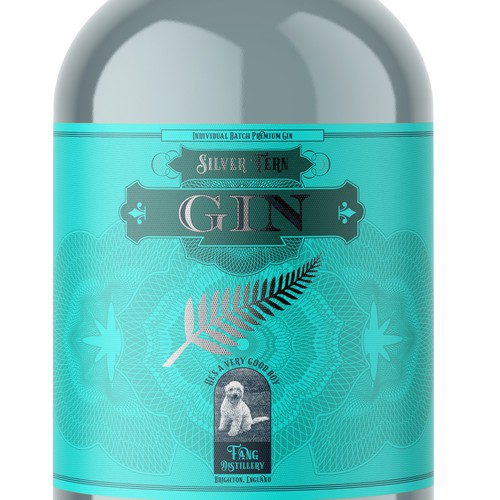 Alcohol label with the title 'label'