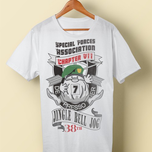 Green t-shirt with the title 'Special Forces Association'