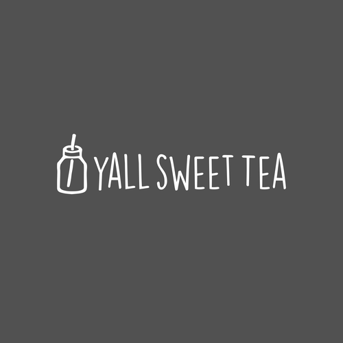 Text design with the title 'Yall Sweet Tea'