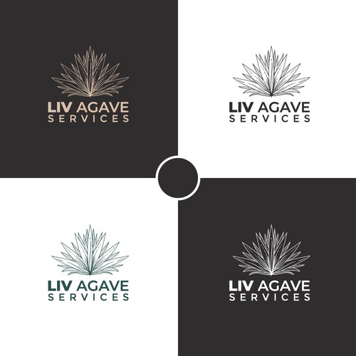 Tequila design with the title 'LIV Servicios de Agave '