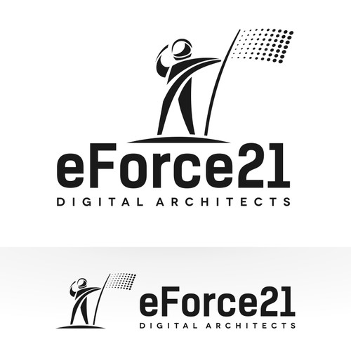 Flag logo with the title 'Logo for eForce21'