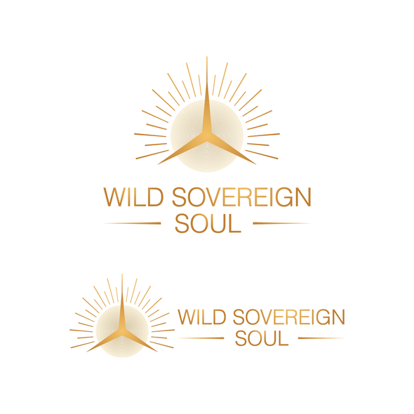 Radiant logo with the title 'Wild Sovereign soul logo'