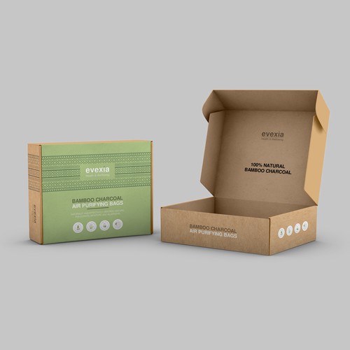 Bamboo design with the title 'Eco friendly Packaging design '