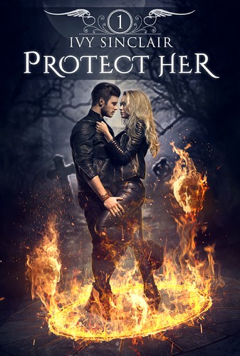 Fantasy book cover with the title 'Paranormal Romance Suspense Cover Design'