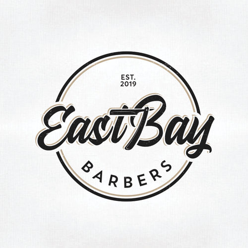 Barber design with the title 'East Bay Barbers'