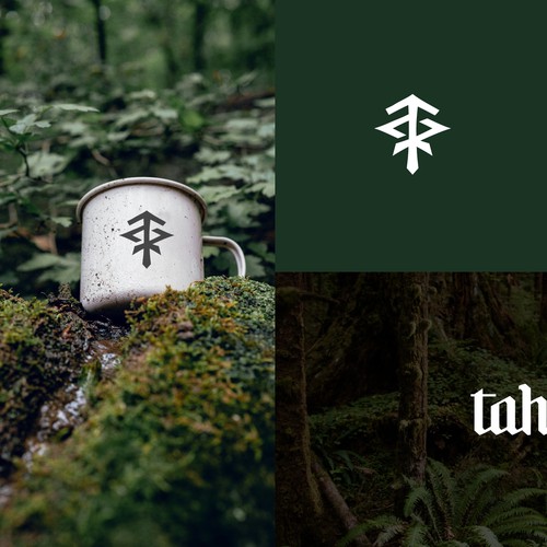 Music design with the title 'Logo for Tahüm'