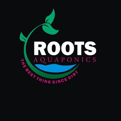Tree root logo with the title 'Organic, Zero Carbon Footprint, Help to Save the Planet Make me a Logo'