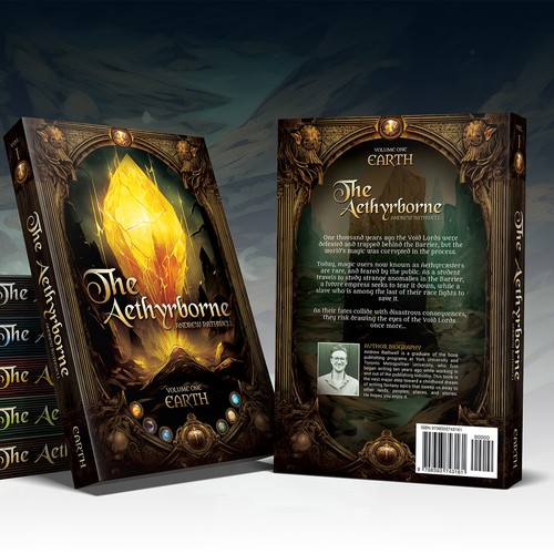 Spine design with the title 'Book cover'