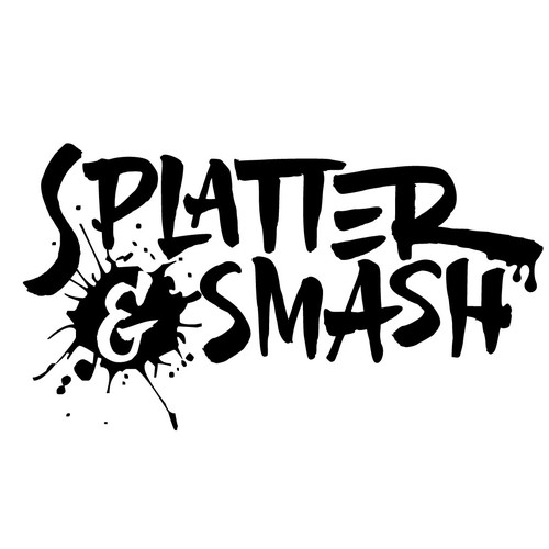Splatter logo with the title 'Custom Splatter Wordmark '
