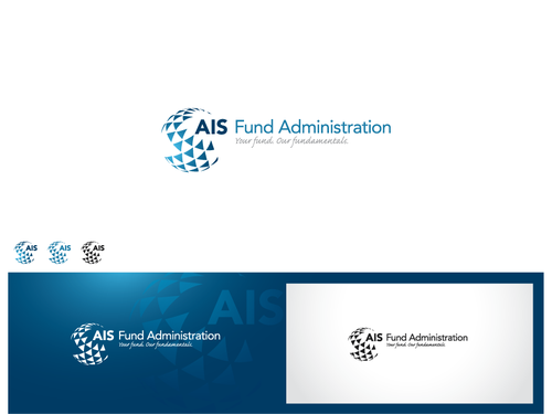 Sphere logo with the title 'Smart looking upgrade to the logo for AIS Fund Administration'