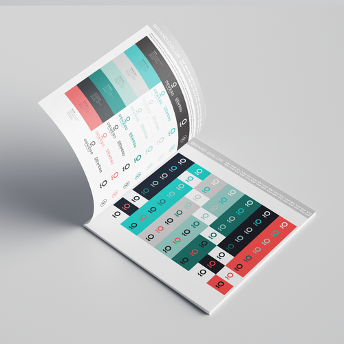 Paddle board design with the title 'Brand guide'