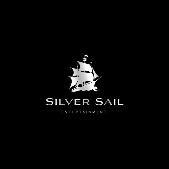 Silver brand with the title 'Logo for Film Production Company'